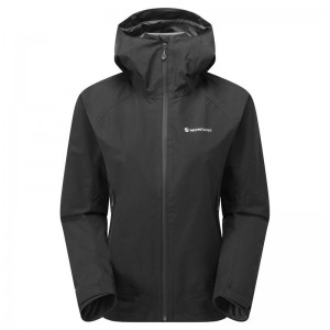 Black Montane Spirit Women's Waterproof Jackets | BWY8180AH