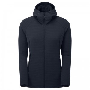 Dark Blue Montane Protium XT Hooded Women's Fleece Jackets | SVF885UB