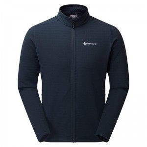 Dark Blue Montane Protium XT Men's Fleece Jackets | YIM9699HR