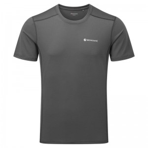 Dark Grey Montane Dart Lite Men's T Shirts | EDE5421PN