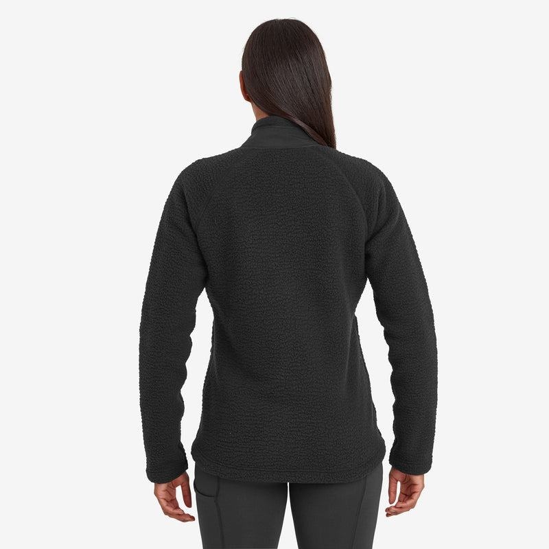 Black Montane Chonos Smock Pull On Women's Fleece | FAZ225DN