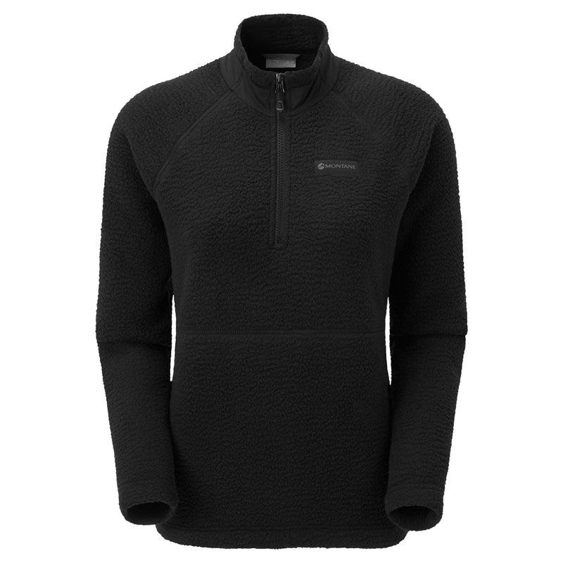 Black Montane Chonos Smock Pull On Women\'s Fleece | FAZ225DN
