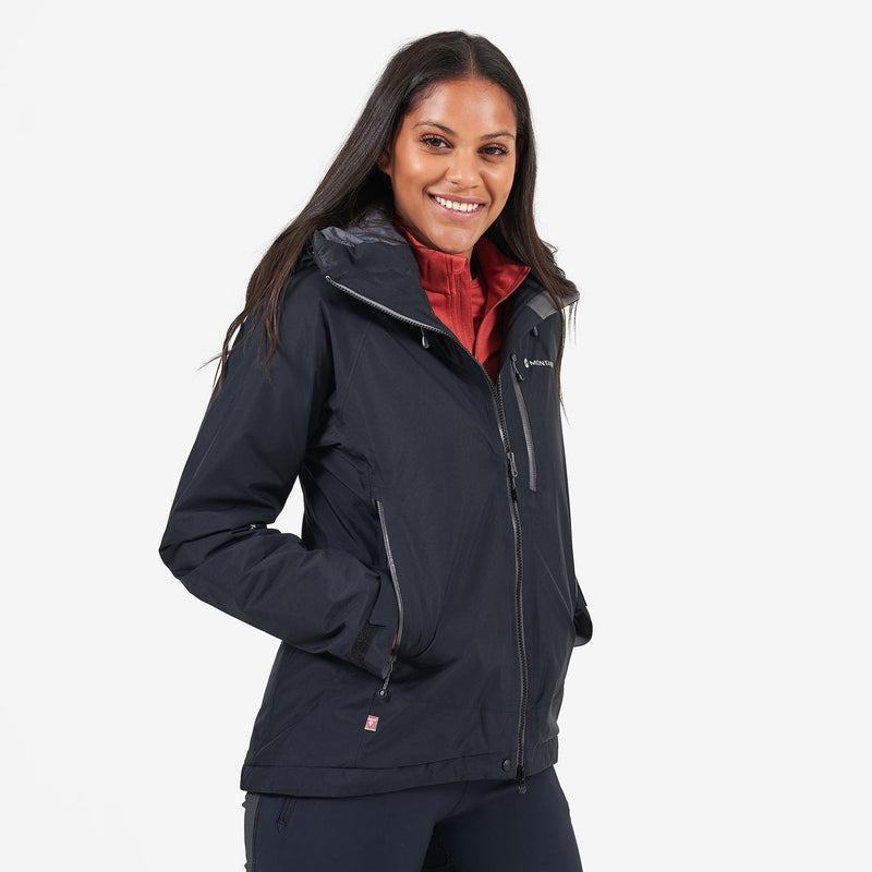 Black Montane Duality Insulated Women's Waterproof Jackets | JQW5913RQ