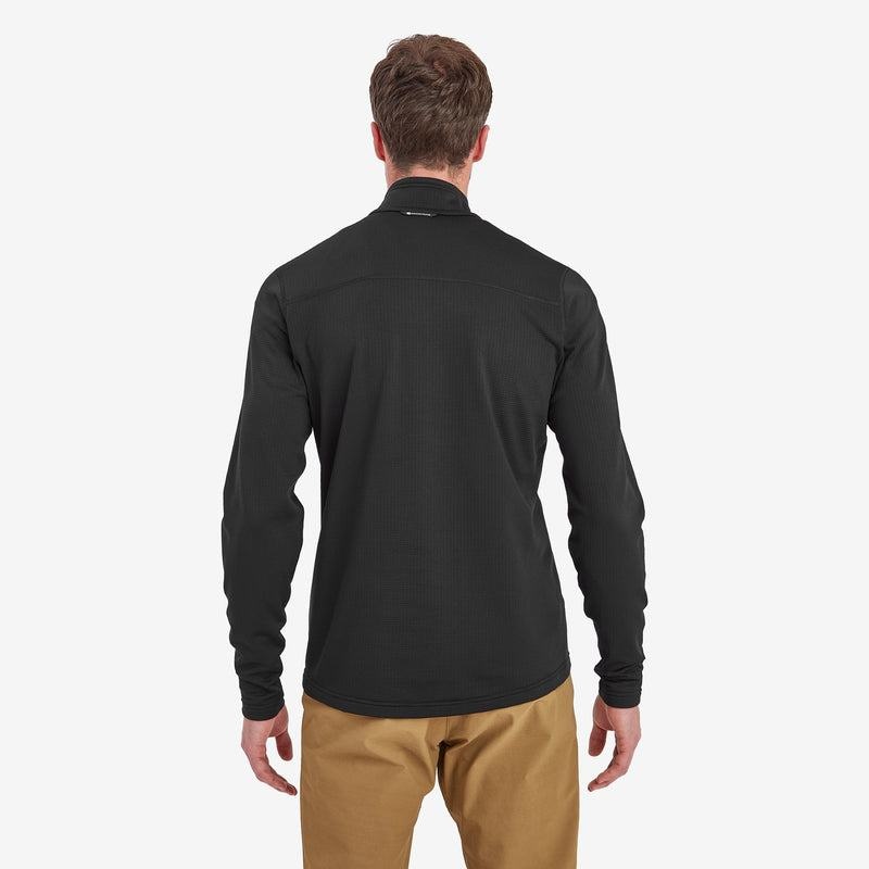 Black Montane Protium Pull On Men's Fleece | XYT2156VU