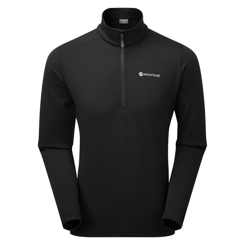 Black Montane Protium Pull On Men\'s Fleece | XYT2156VU