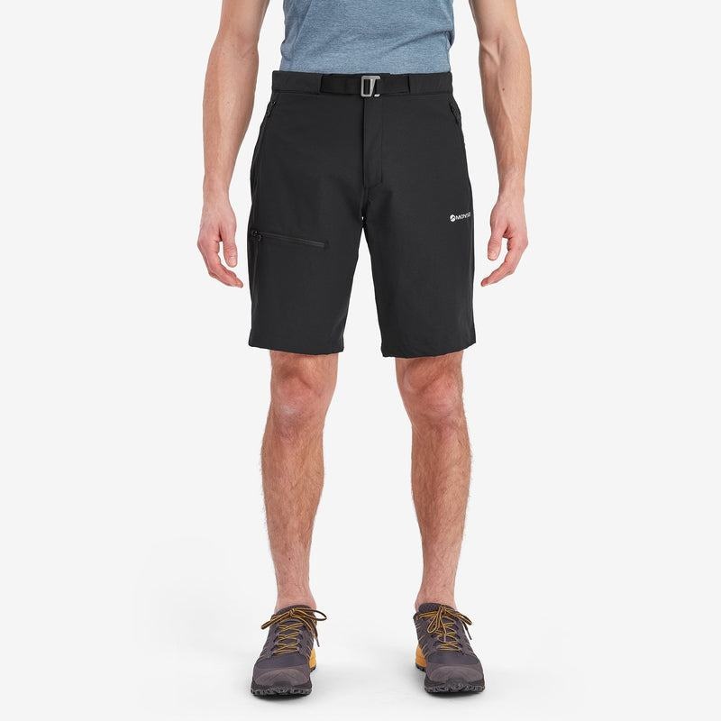 Black Montane Tenacity Men's Shorts | AIF8325NA