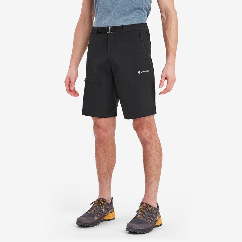Black Montane Tenacity Men's Shorts | AIF8325NA