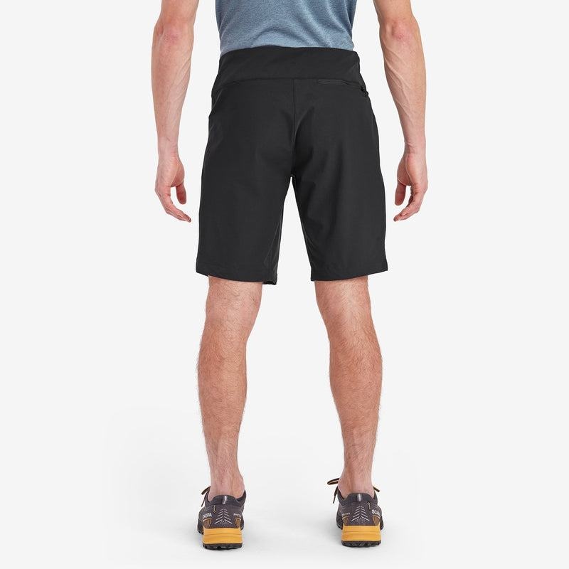 Black Montane Tenacity Men's Shorts | AIF8325NA