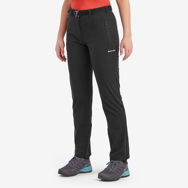 Black Montane Terra Stretch Women's Trousers | VMZ55AL