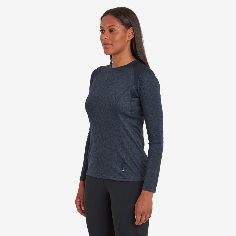 Dark Blue Montane Dart Long Sleeve Women's T Shirts | NVO3145GC