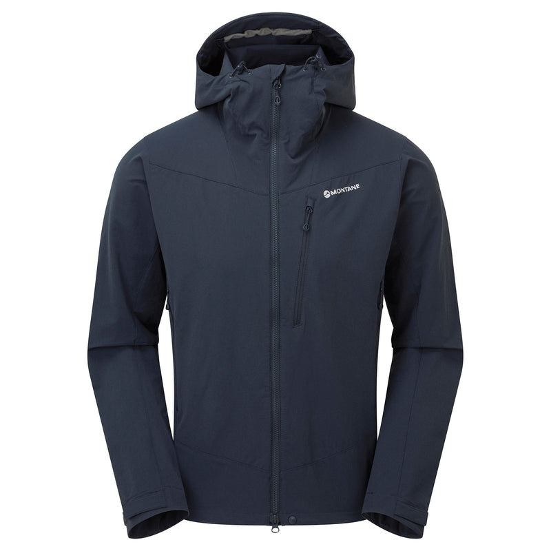 Dark Blue Montane Dyno LT Men\'s Softshell Jackets | SAD1538AT