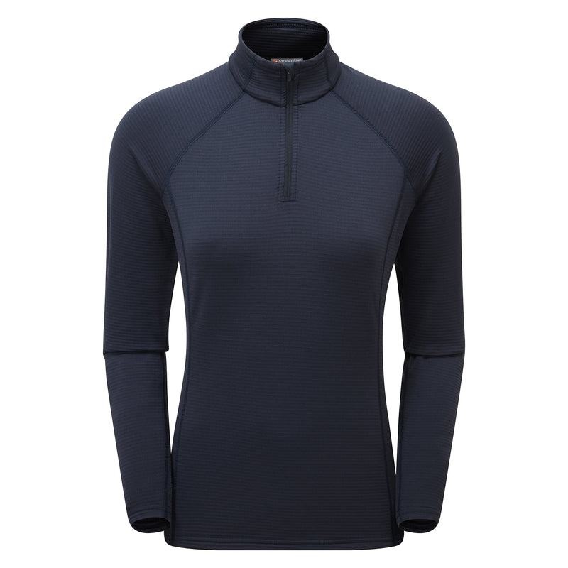 Dark Blue Montane Protium Lite Pull On Women\'s Fleece | IUK4866LD