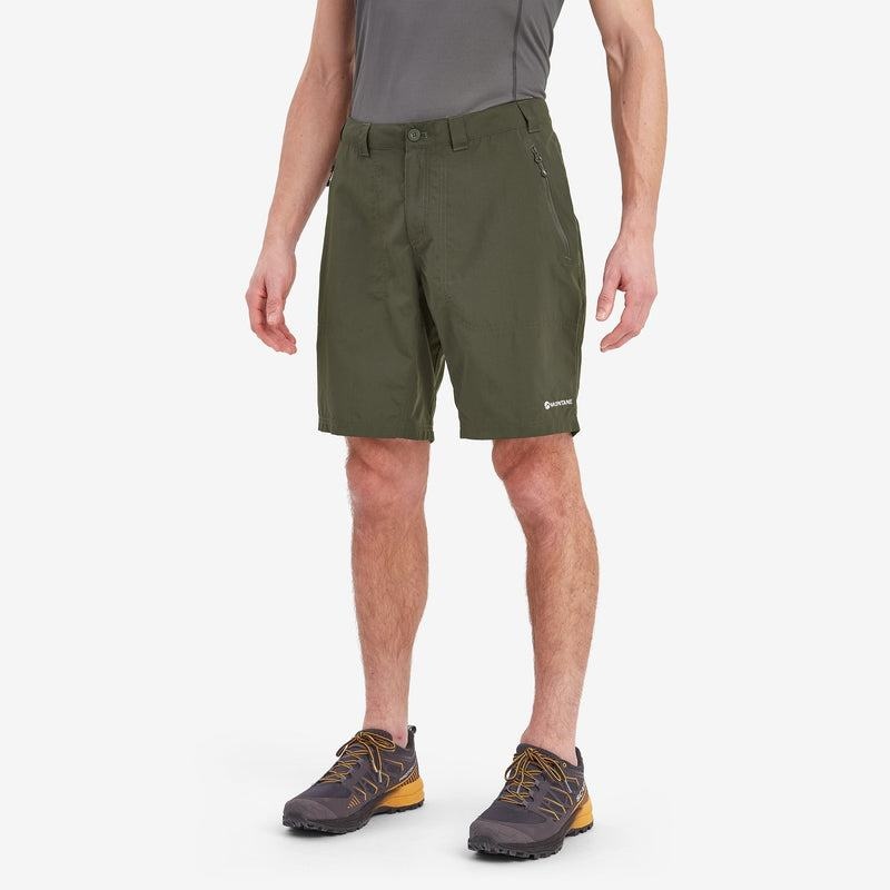 Dark Green Montane Terra Men's Shorts | HYB7228PM
