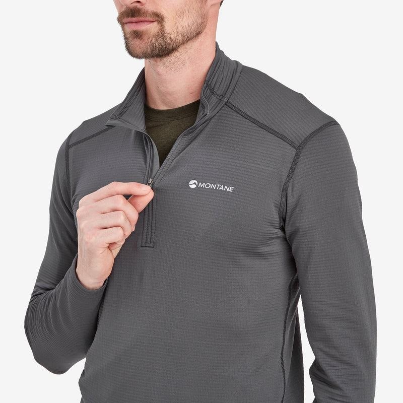 Dark Grey Montane Protium Lite Pull On Men's Fleece | CPS5683TT