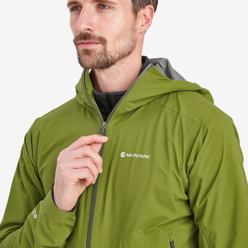 Green Montane Minimus Lite Men's Waterproof Jackets | QCD5854BT