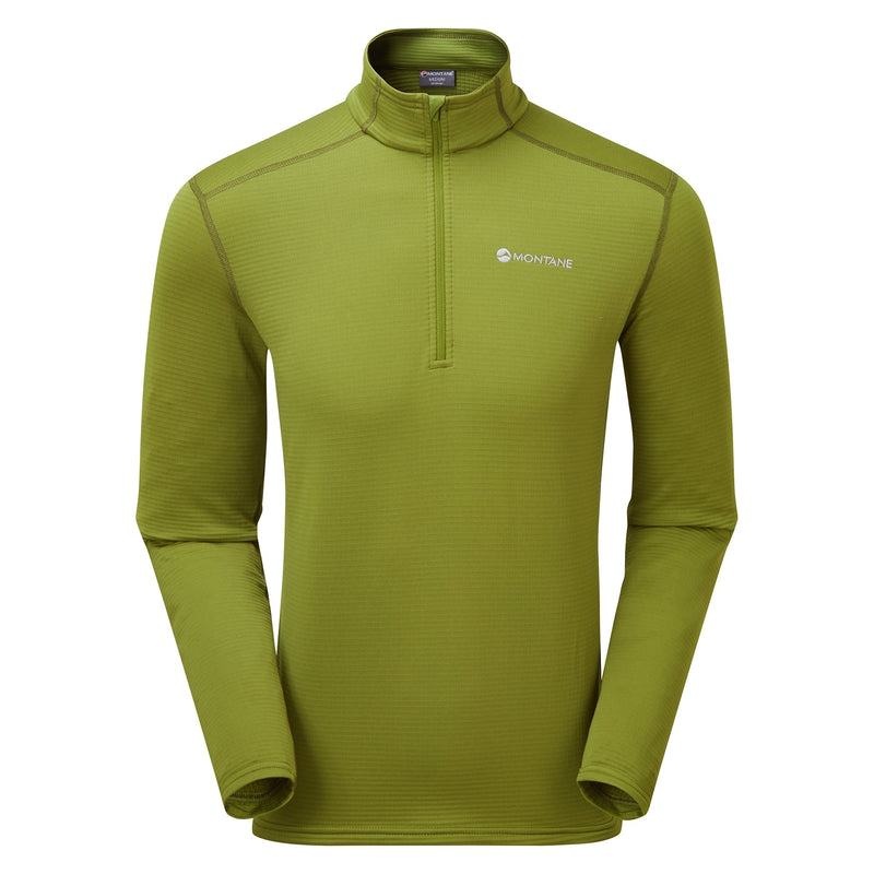 Green Montane Protium Lite Pull On Men\'s Fleece | MRS7164HG