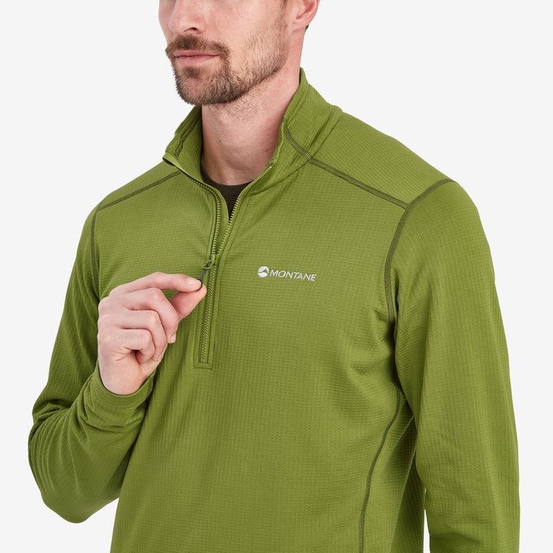 Green Montane Protium Pull On Men's Fleece | JMH4738XI