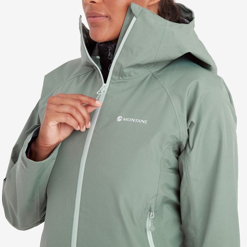 Grey Green Montane Spirit Women's Waterproof Jackets | RPC9474IJ
