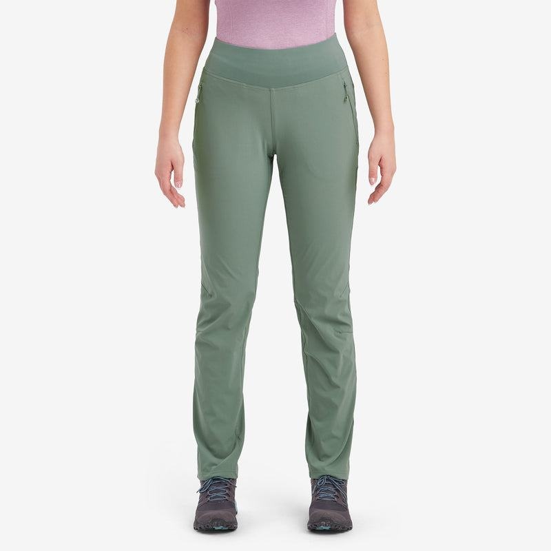 Grey Green Montane Tucana Lite Stretch Women's Leggings | DPO7532SV