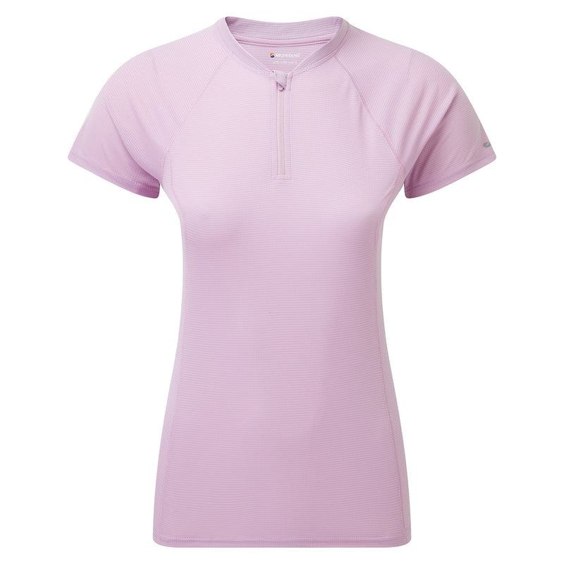 Grey Purple Montane Dart Nano Zip Women\'s T Shirts | TZJ3381MX