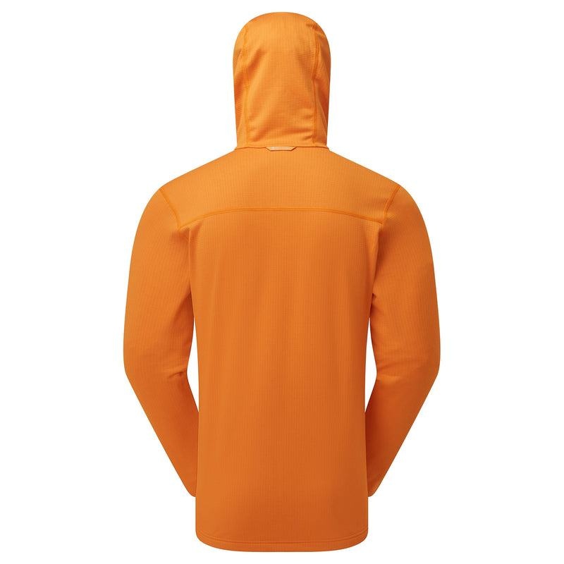 Orange Montane Protium Hooded Men's Fleece Jackets | LBJ1435TG