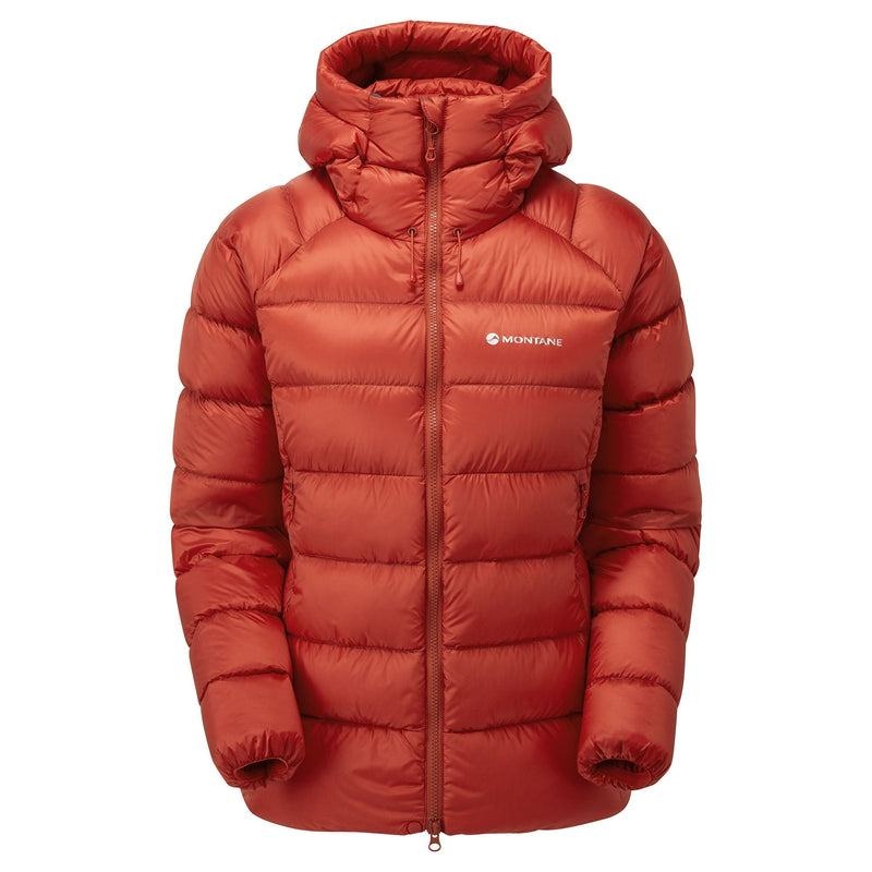 Orange Red Montane Anti-Freeze XT Hooded Women\'s Down Jackets | TOX90100TH