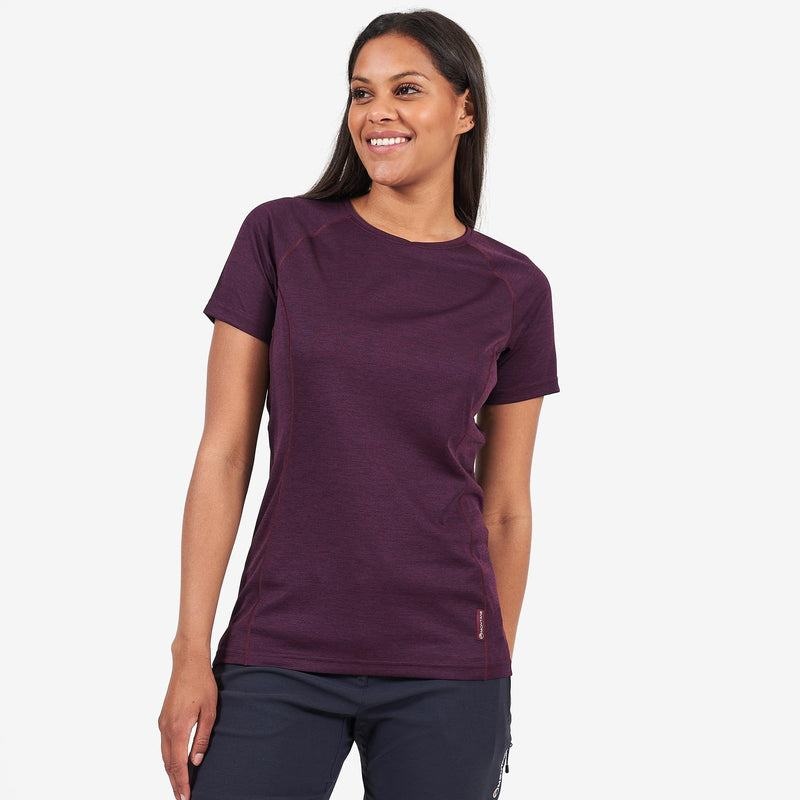 Purple Montane Dart Women's T Shirts | HNO6568SH